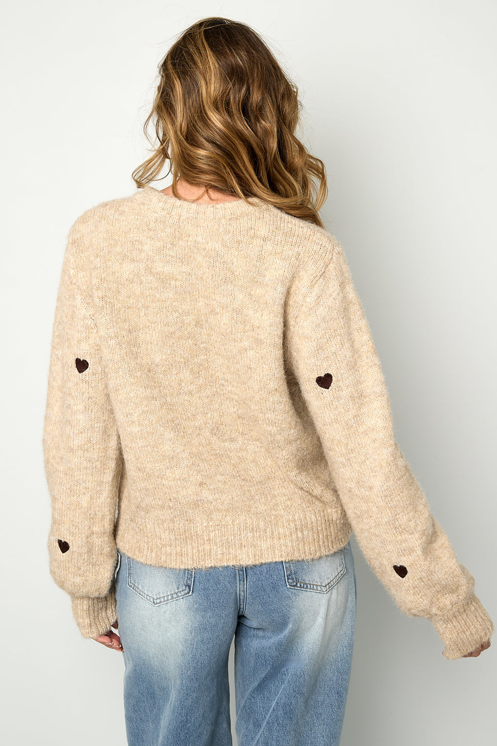 Cardigan a cuore