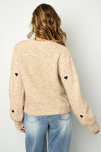 Cardigan a cuore
