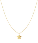 Collana da donna incinta con grazioso ciondolo a forma di stella