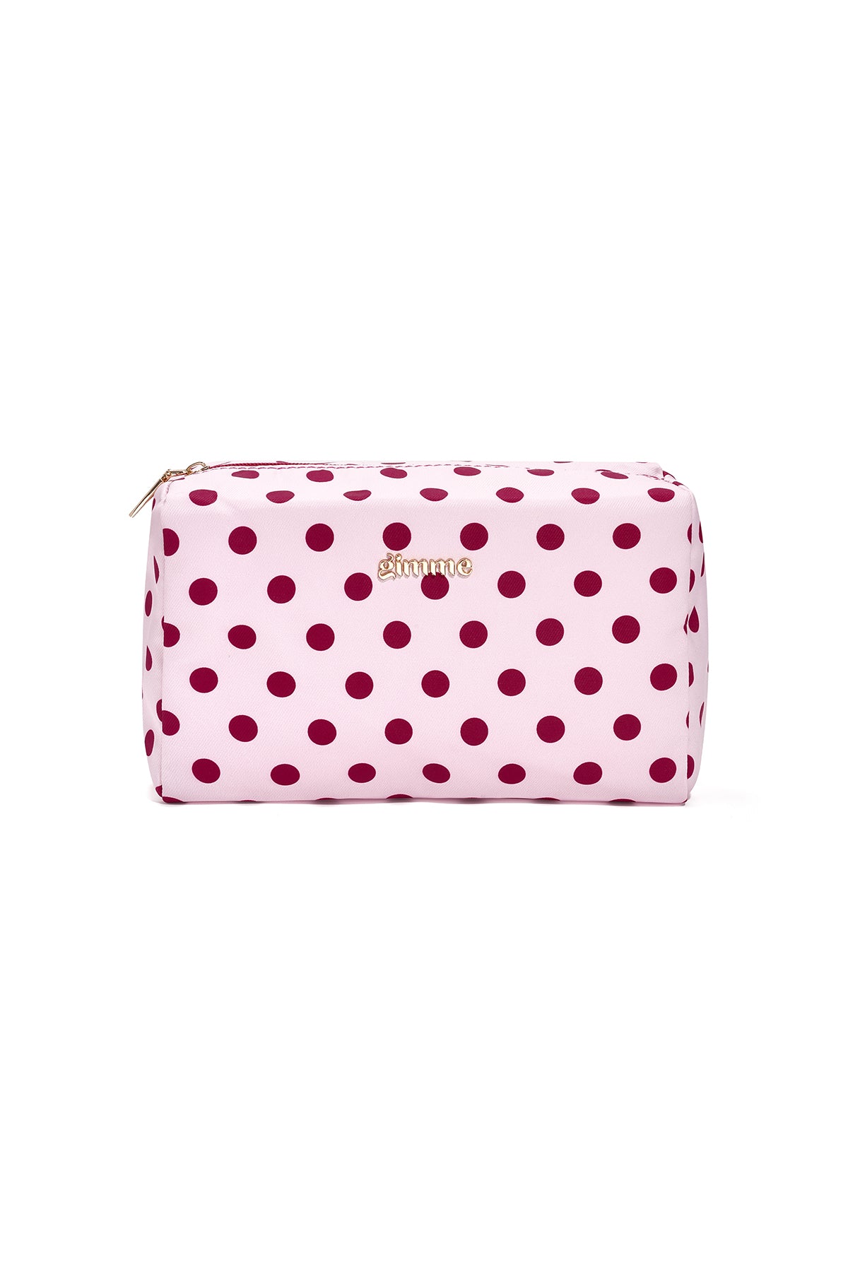 Pochette per il trucco a pois, semplici, in poliestere, accessori per tutti i giorni