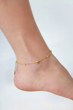 Cavigliere in acciaio inossidabile a forma di cuore, serie Simple Daily Simple, gioielli da donna.