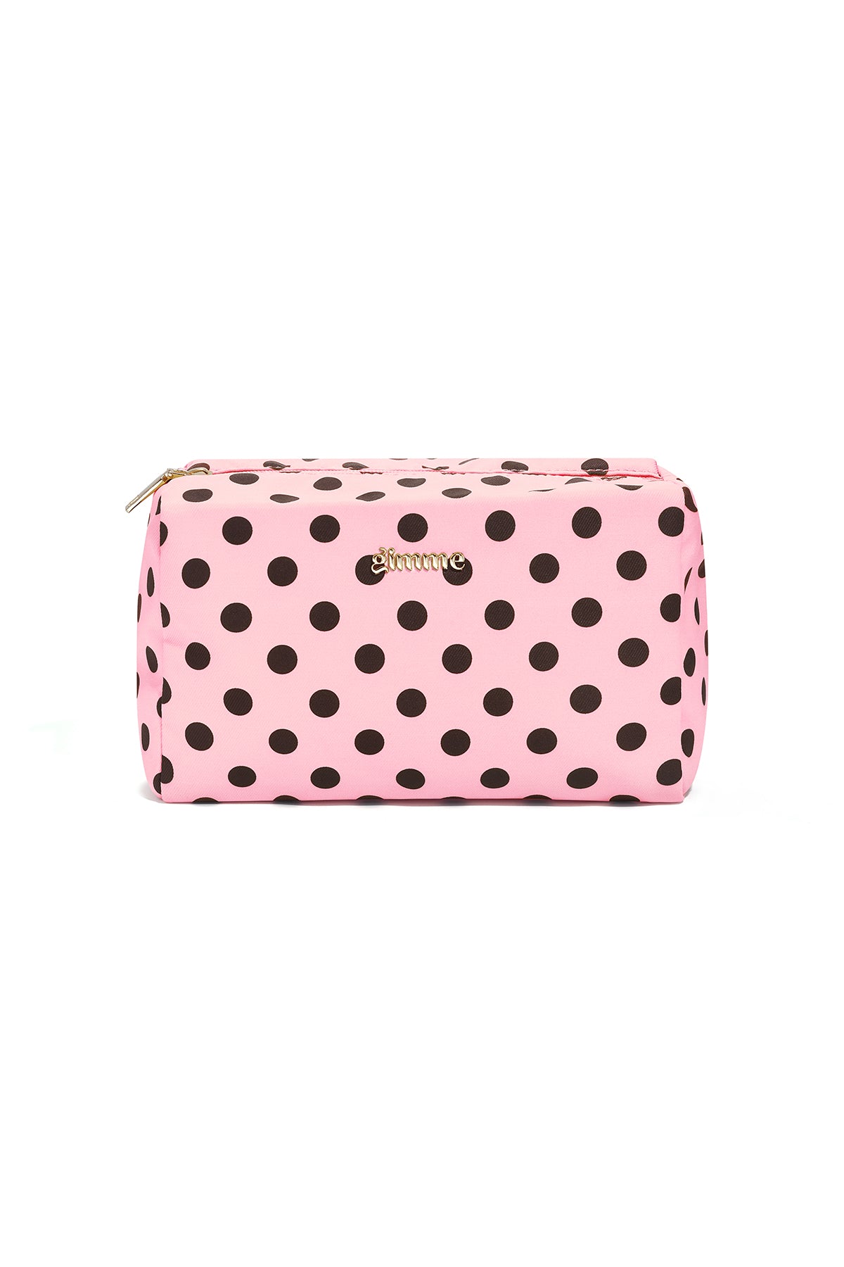 Pochette per il trucco a pois, semplici, in poliestere, accessori per tutti i giorni
