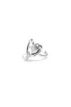 Anello con rosa sul cuore