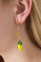 Orecchini sole al limone