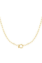 Collana con nodo dorato