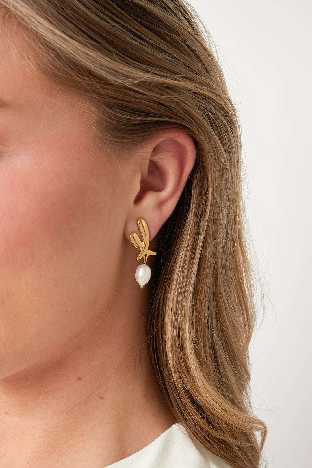 Orecchini pendenti in acciaio inossidabile, forma irregolare, casual, semplici, serie da donna.