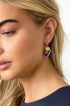 Orecchini pendenti in acciaio inossidabile a forma di cuore, casual, quotidiani, semplici, da donna