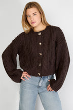 Cardigan a trecce