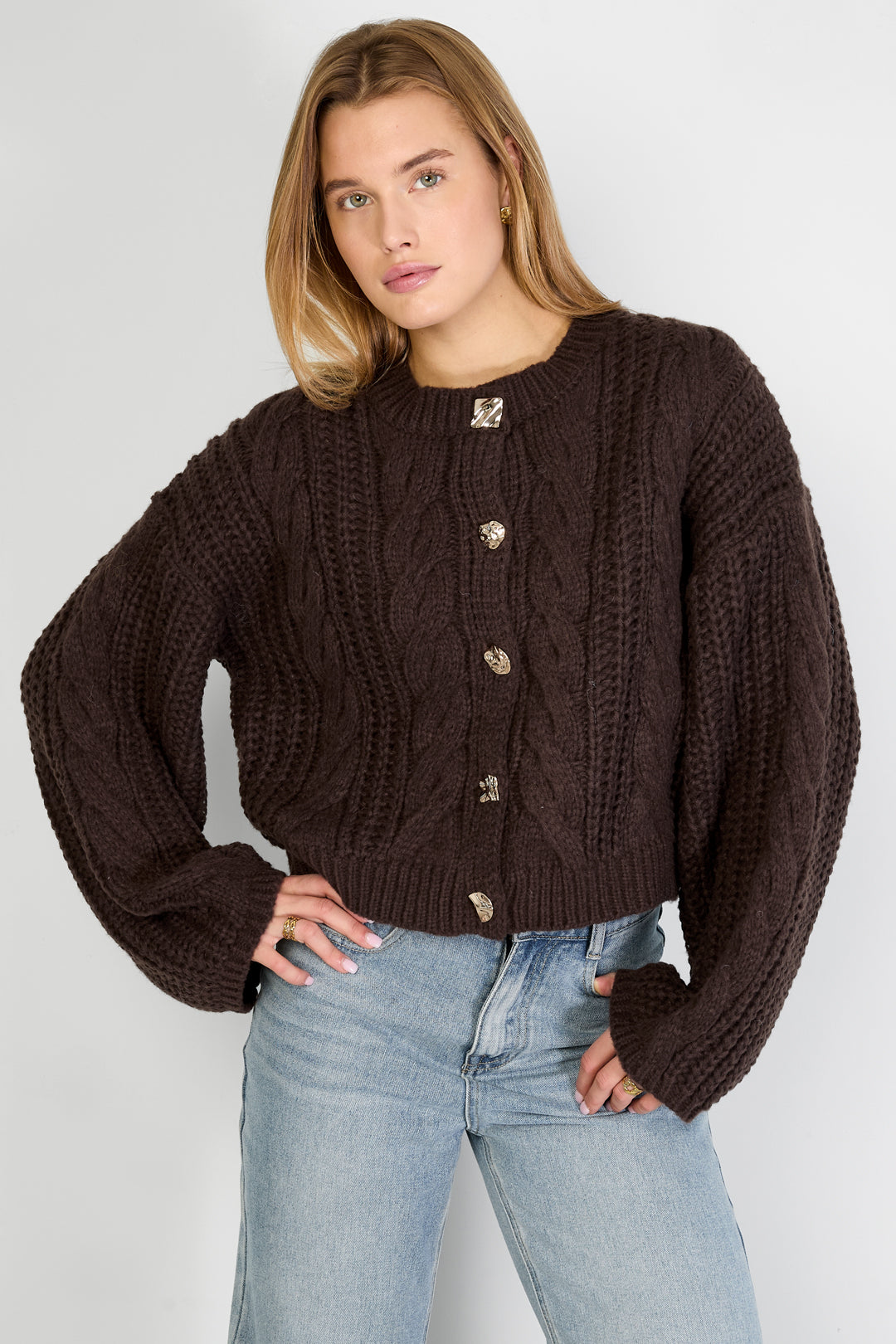 Cardigan a trecce