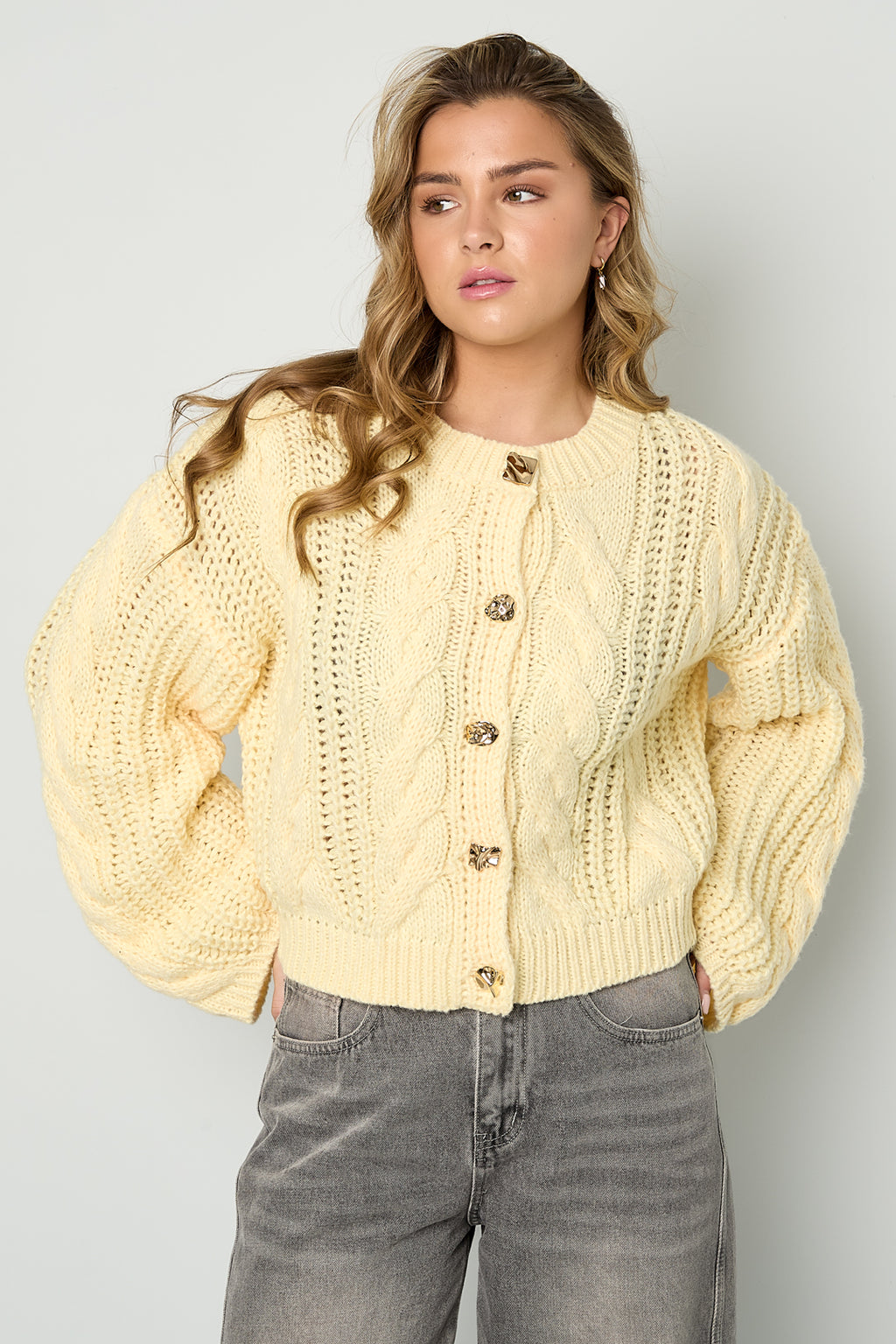 Cardigan a trecce