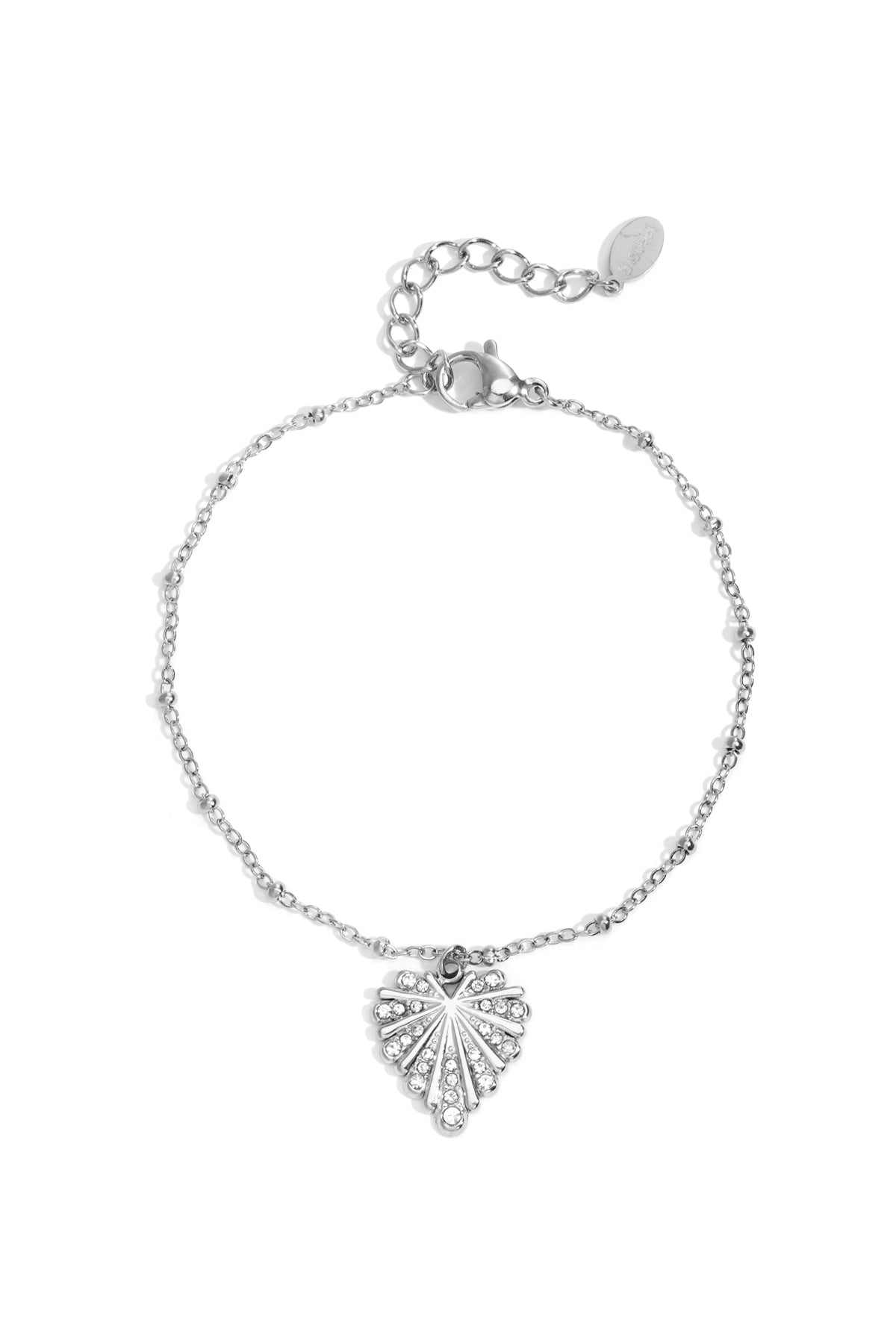 Braccialetti con ciondoli a forma di cuore, casual, quotidiani, semplici, gioielli da donna