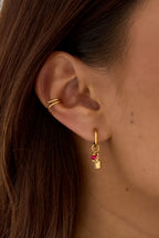 Earcuff Spirale Colore oro Gold Stainless Steel