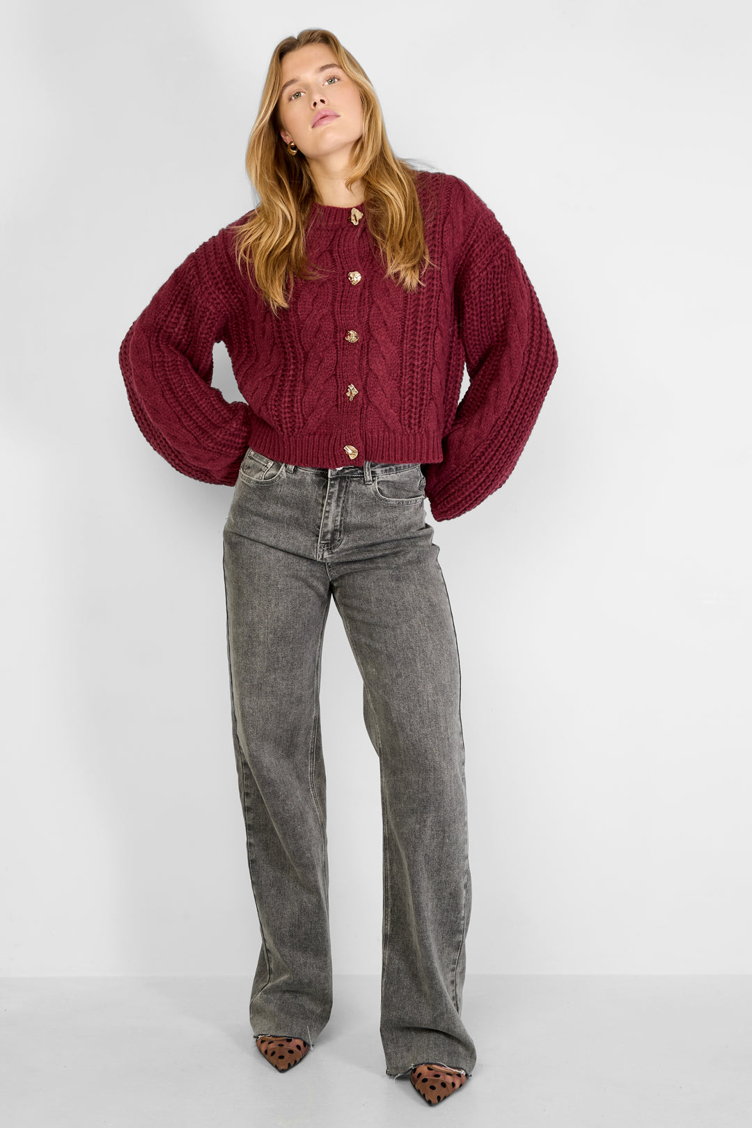 Cardigan a trecce