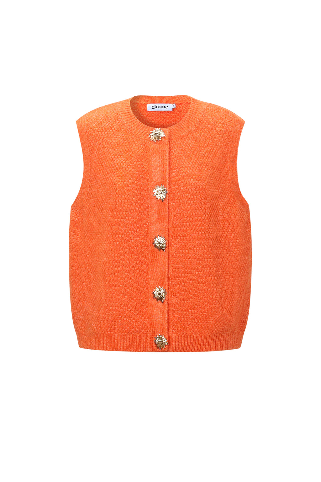 Gilet a Maglia Fibra di Poliestere Donna Gilet a Maglia Casual Colore Puro