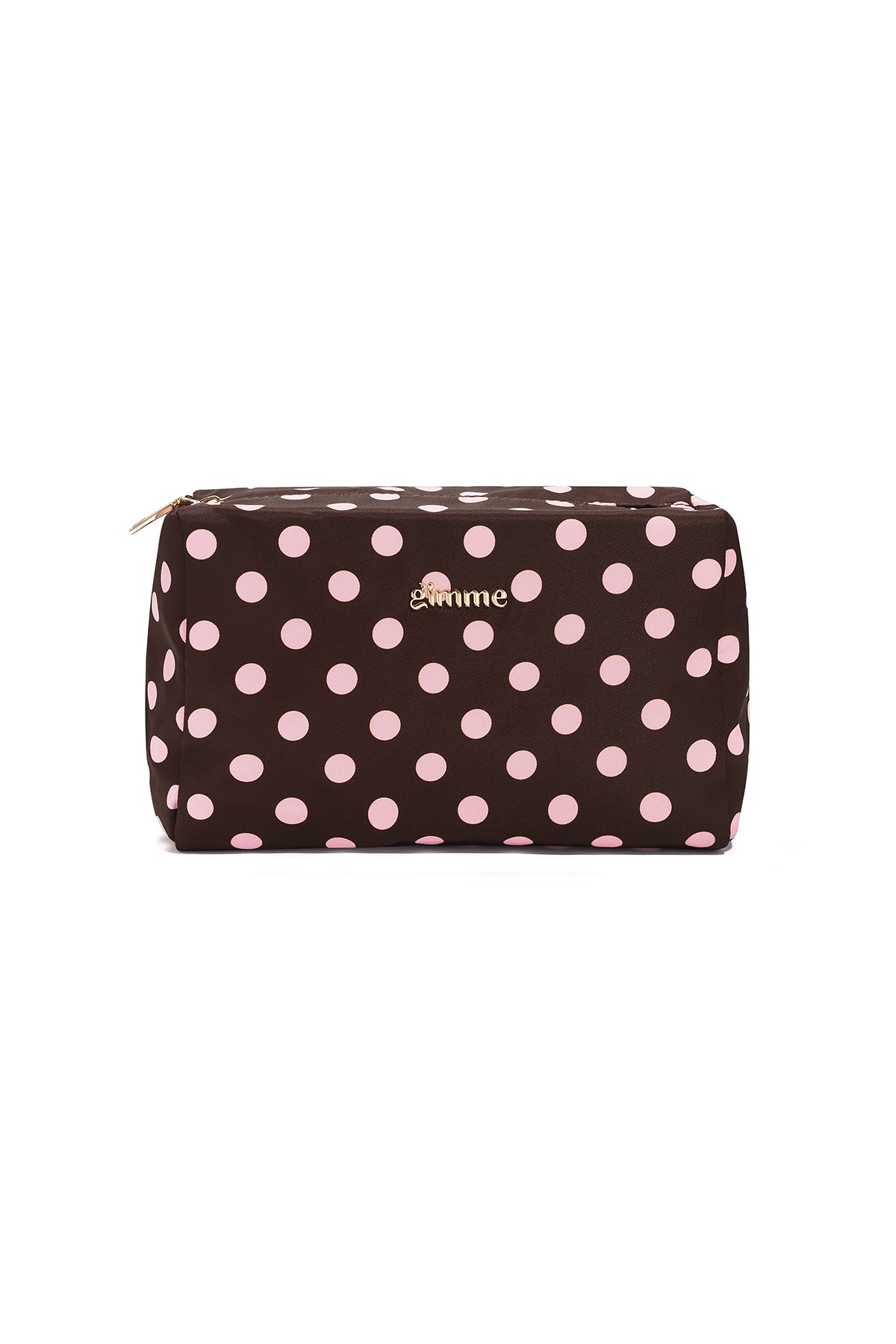 Pochette per il trucco a pois, semplici, in poliestere, accessori per tutti i giorni