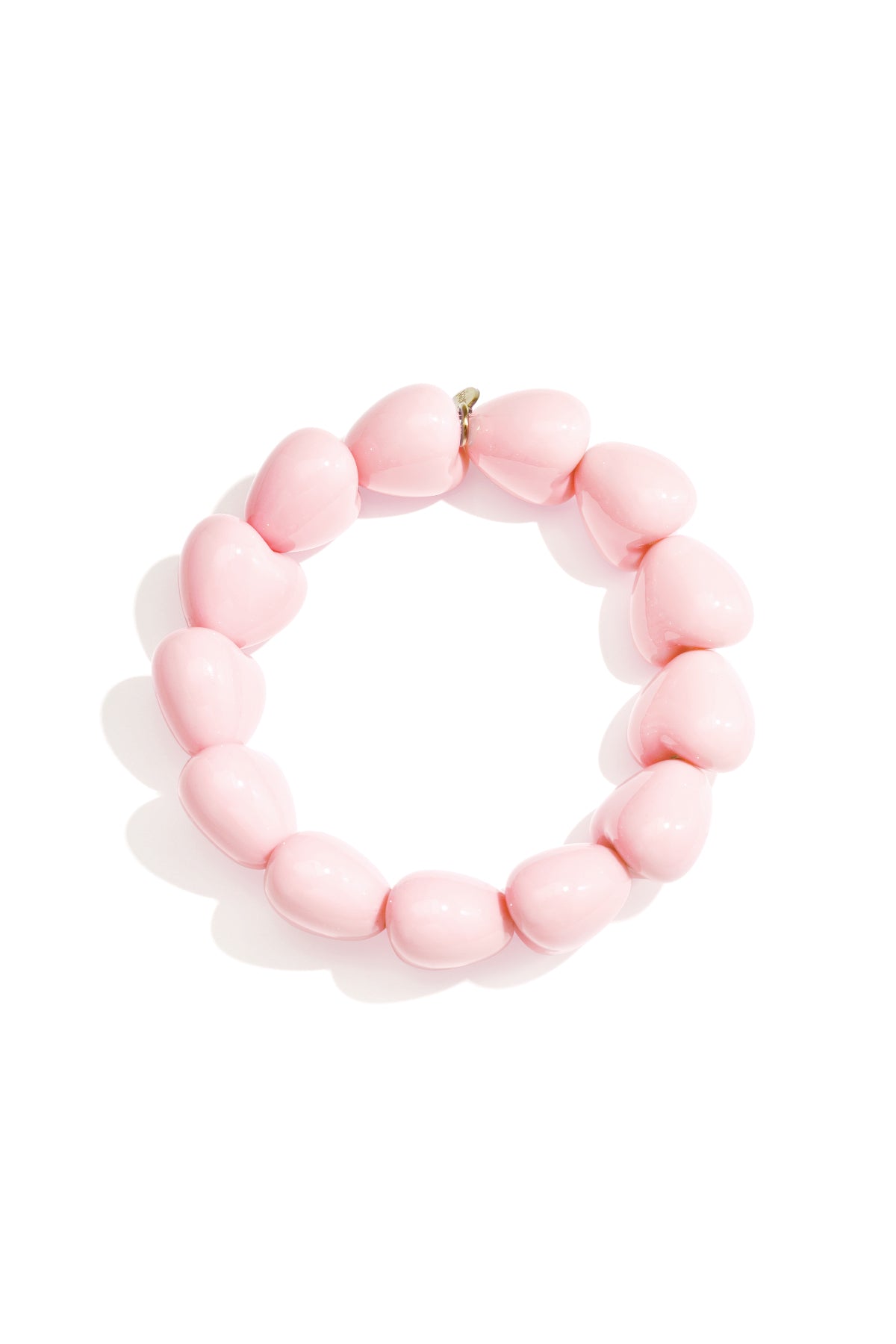 Braccialetto a forma di cuore piccolo con 13 perline