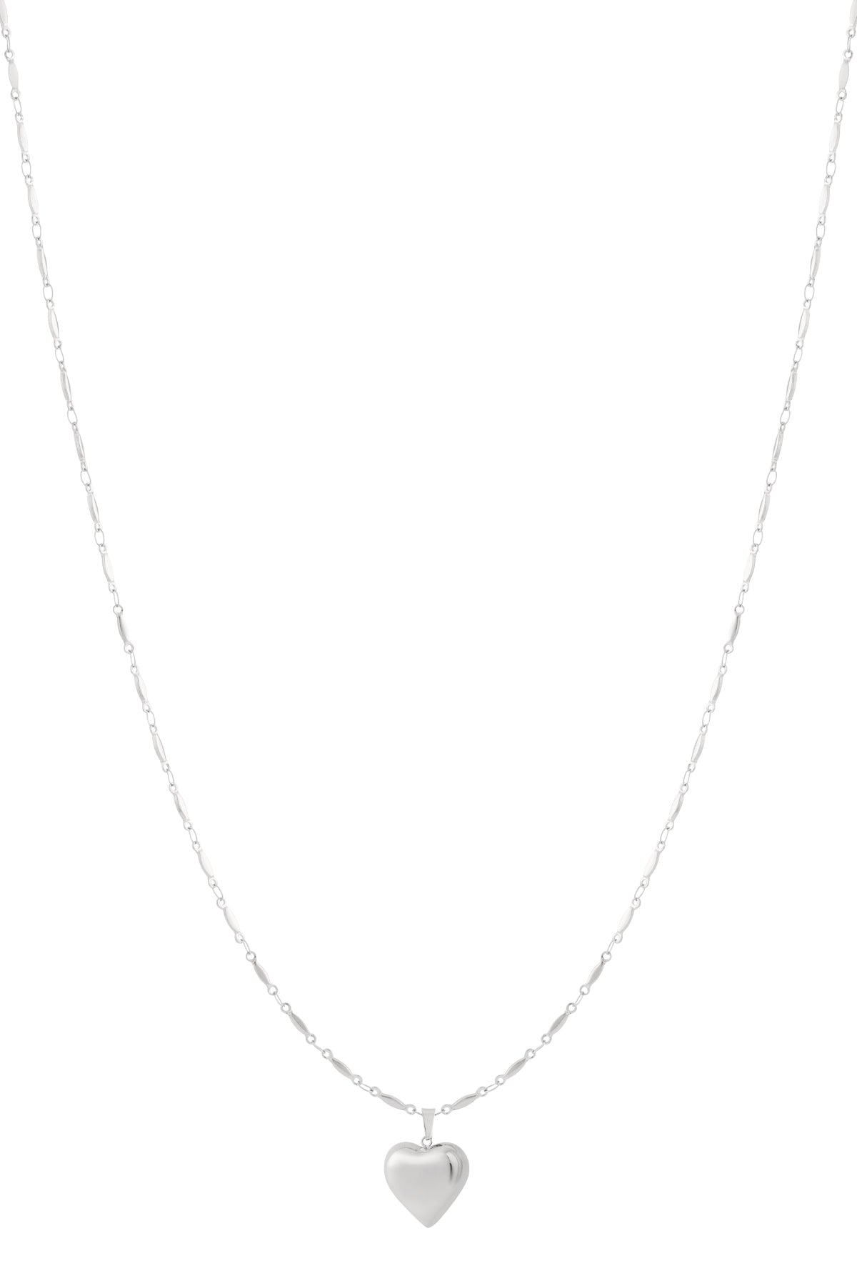 Collane con ciondolo in acciaio inossidabile a forma di cuore casual quotidiane
