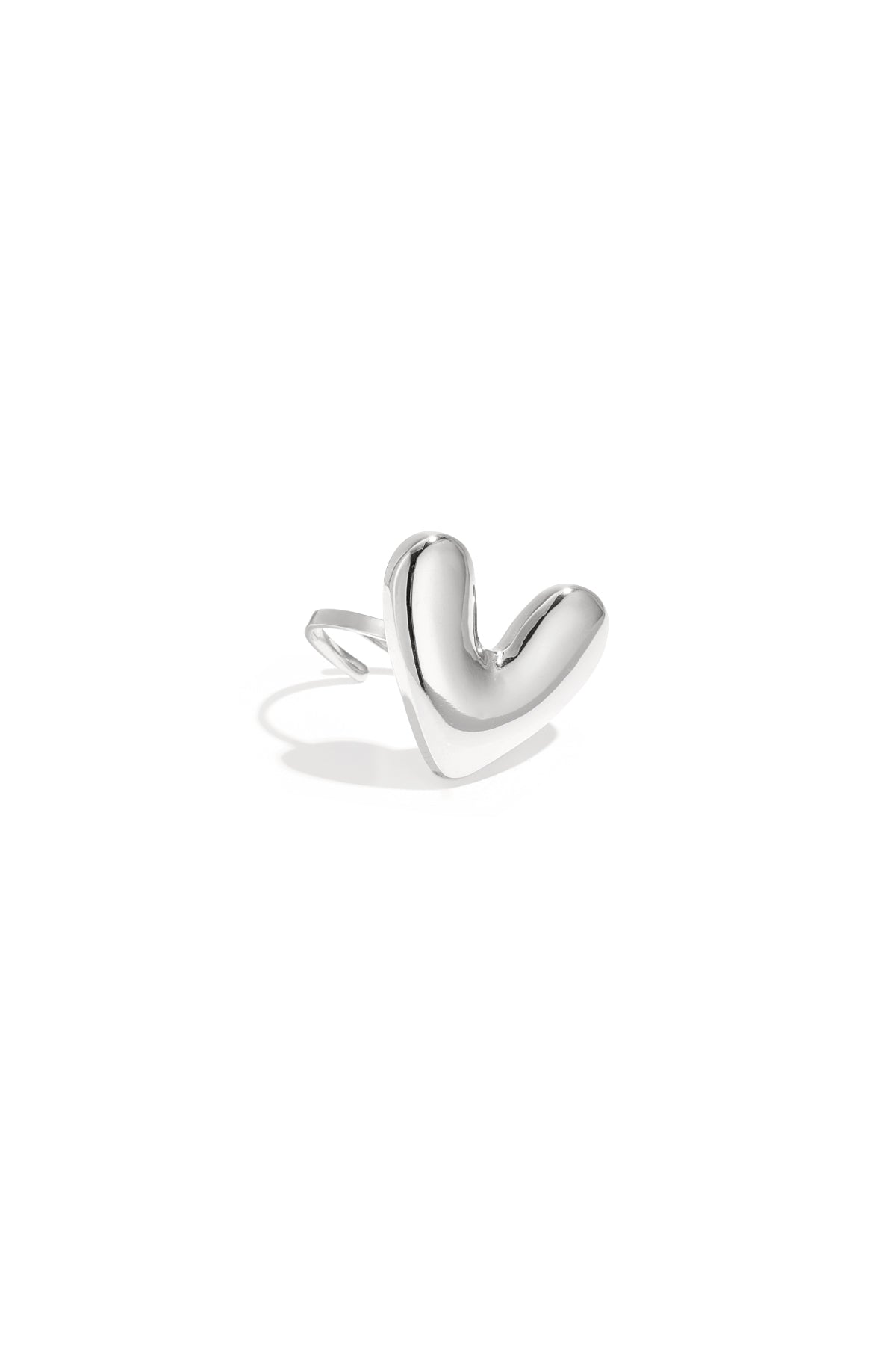 Anello con cuore funky