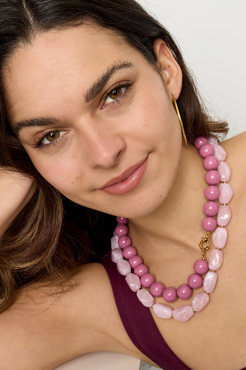 Collana con perle organiche