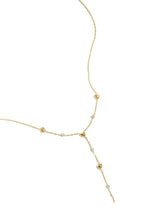 Collana a Y con cuori riempiti