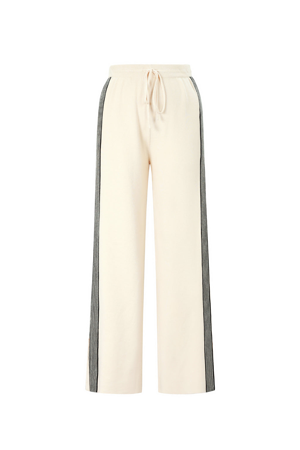 pantaloni in maglia a righe