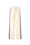 pantaloni in maglia a righe