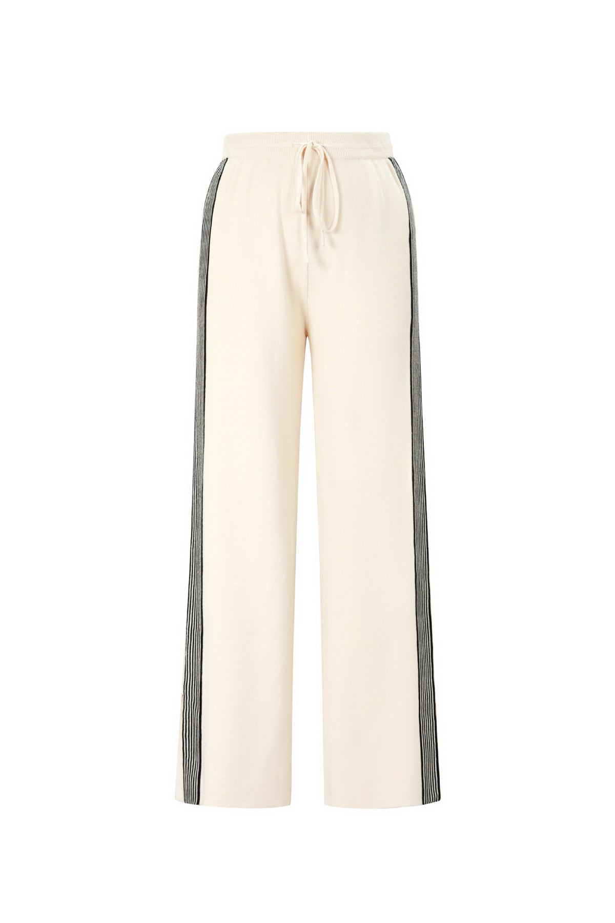 pantaloni in maglia a righe