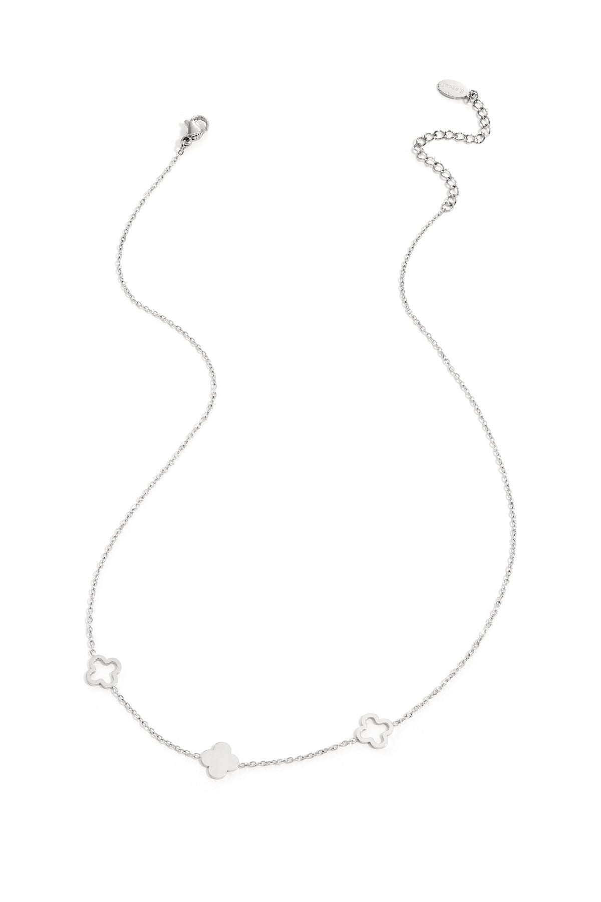 Collana di trifogli Gold Stainless Steel