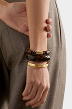 Braccialetti con perline di legno, perline, serie Retro Daily Simple, gioielli da donna