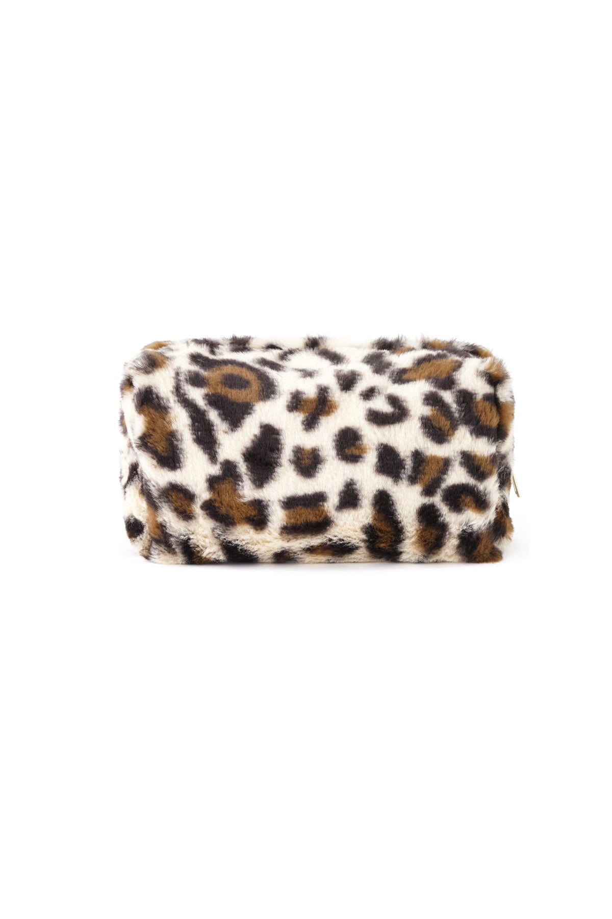 Borsa per il trucco morbida in leopardo