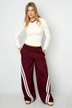 pantaloni a righe