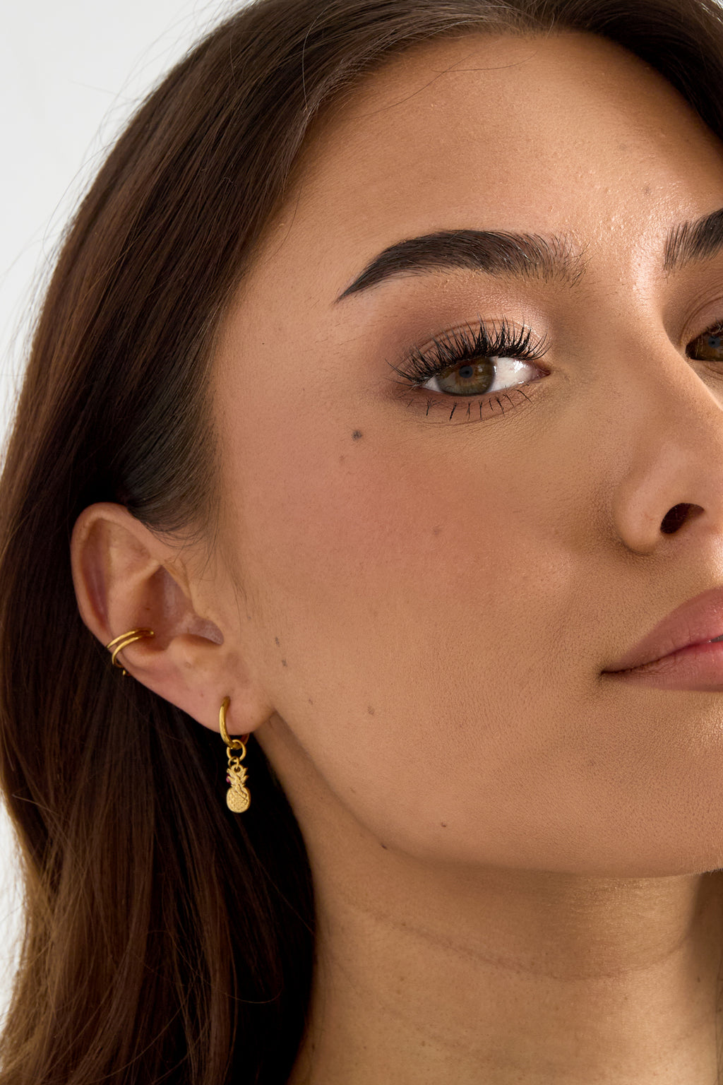 Earcuff Spirale Colore oro Gold Stainless Steel