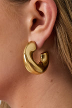 Orecchini a cerchio Make a Statement