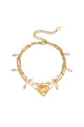 Bracciale con tre perline