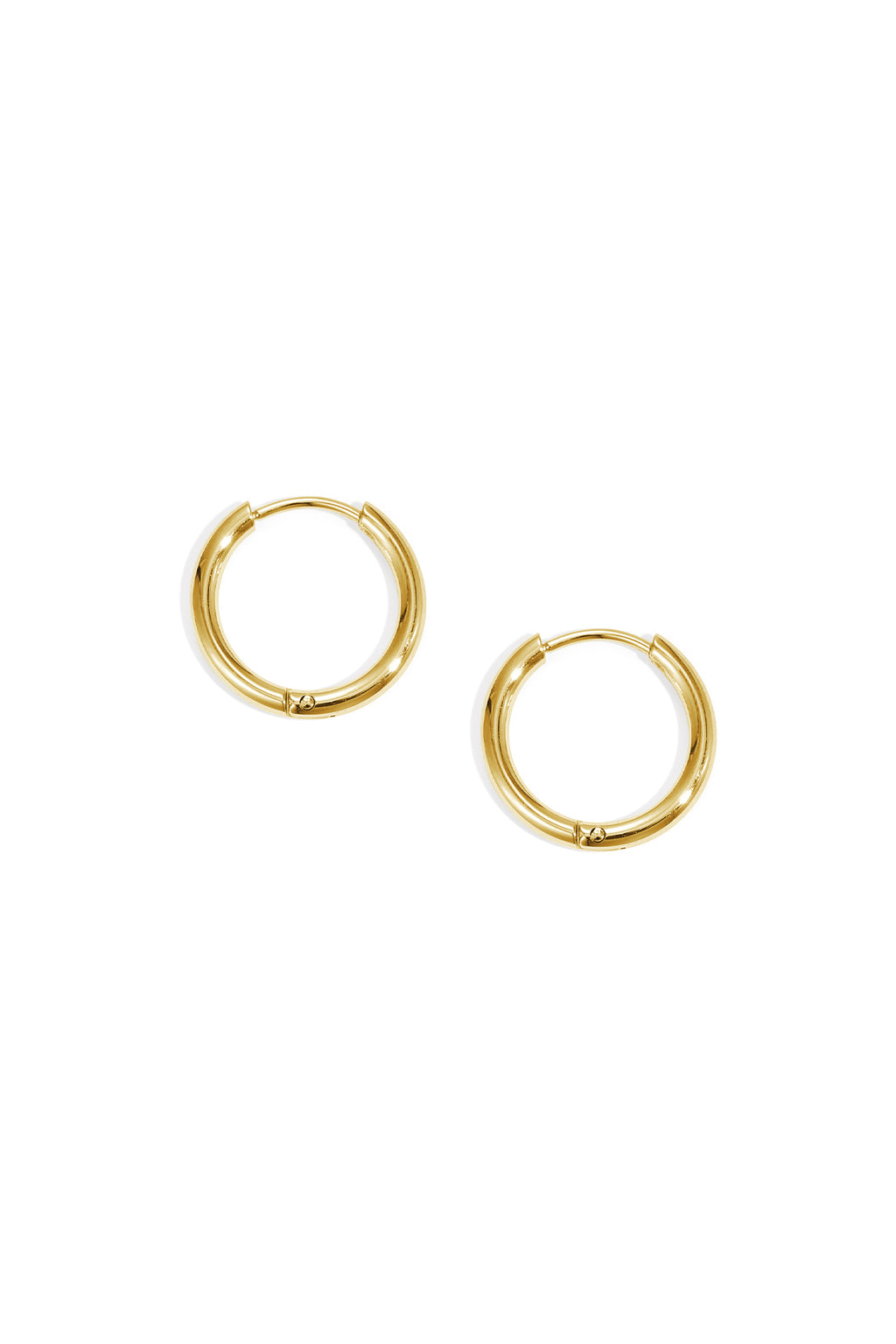 Orecchini Cerchietti 1,6cm Gold Stainless Steel