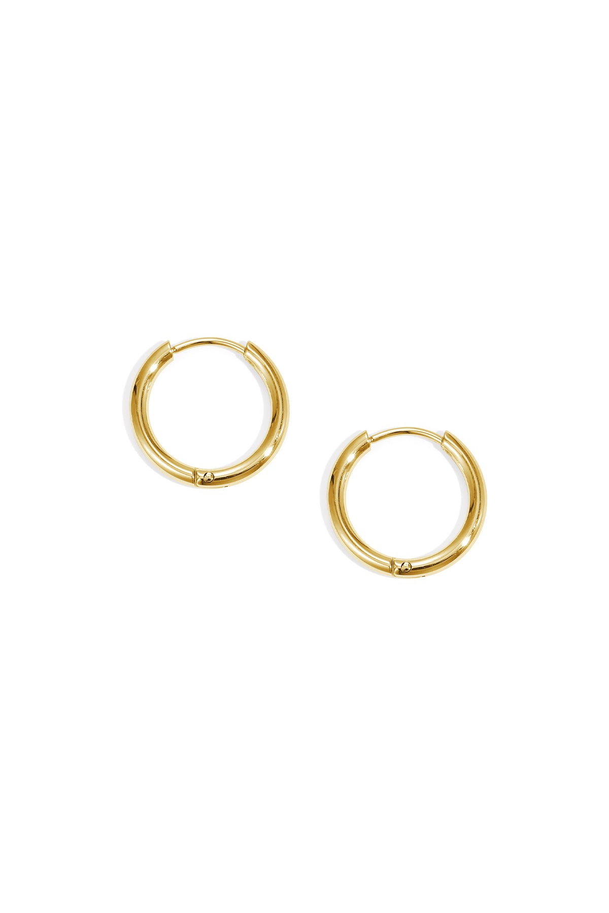 Orecchini Cerchietti 1,6cm Gold Stainless Steel