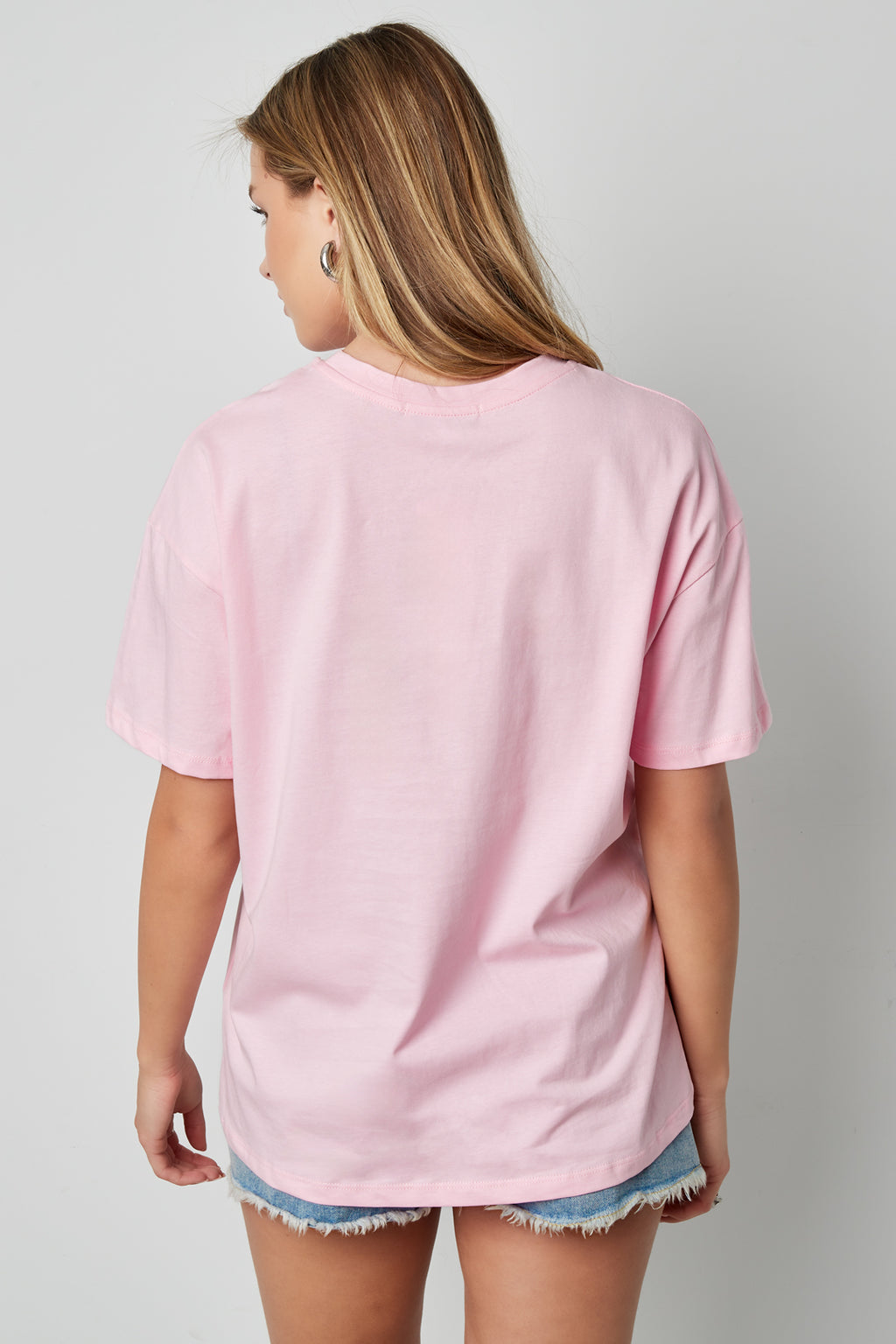 Cotton Maglietta Donna Casual Letters