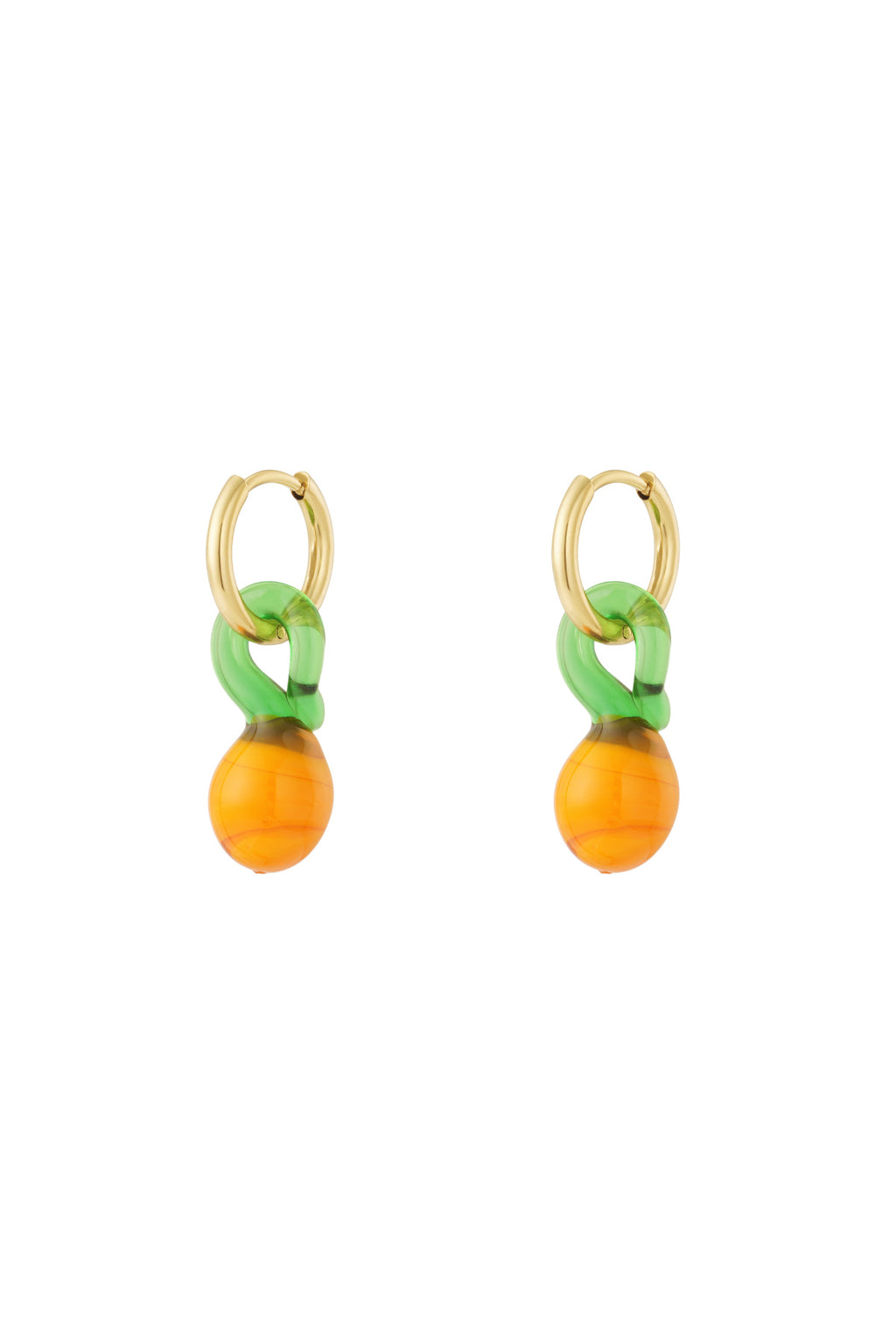 Orecchini con fiori d'arancio
