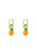 Orecchini con fiori d'arancio