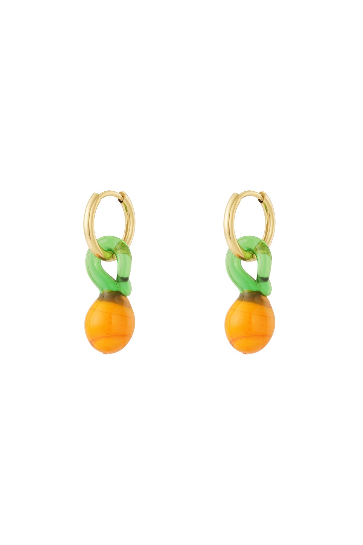 Orecchini con fiori d'arancio