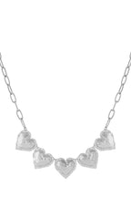 Collana 5 Cuori