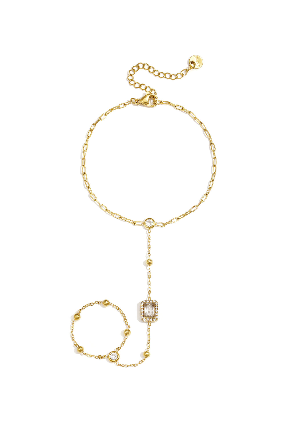 Collana con pietra preziosa incorniciata
