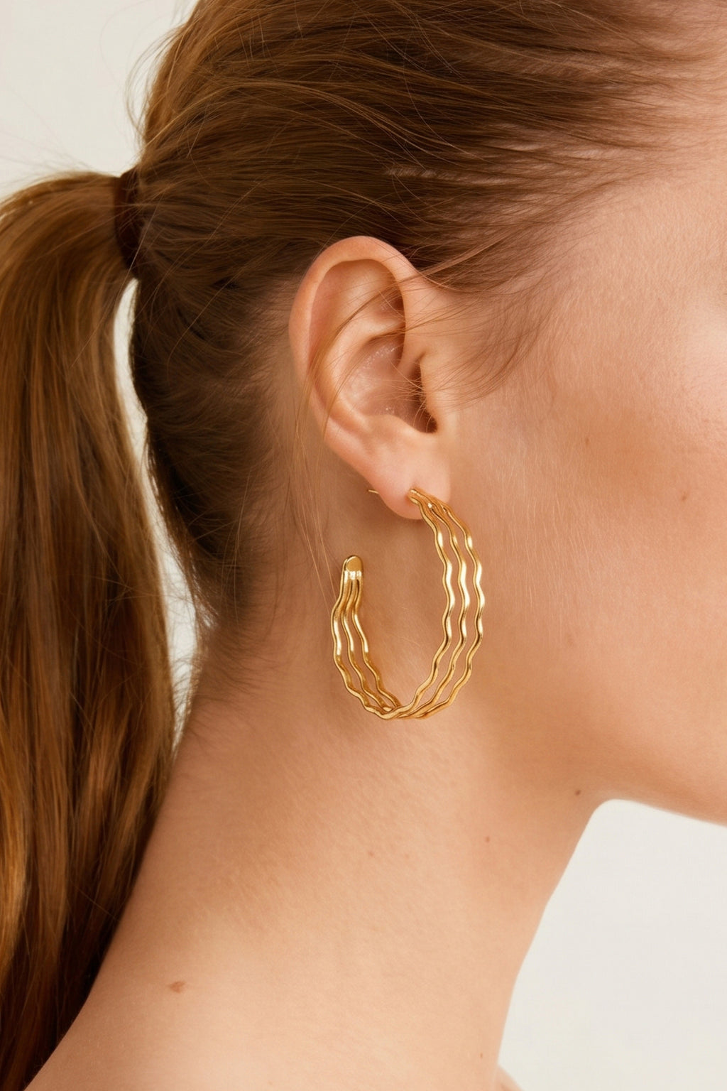 Creoli a zigzag combinati