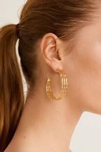 Creoli a zigzag combinati