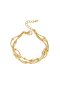 Bracciale con catene e pois