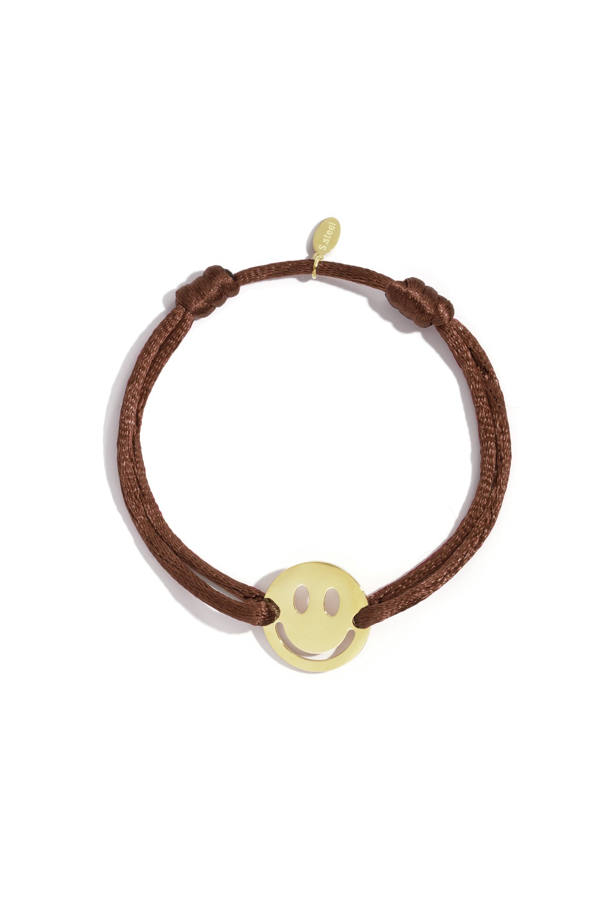 Bracciale in raso con smiley
