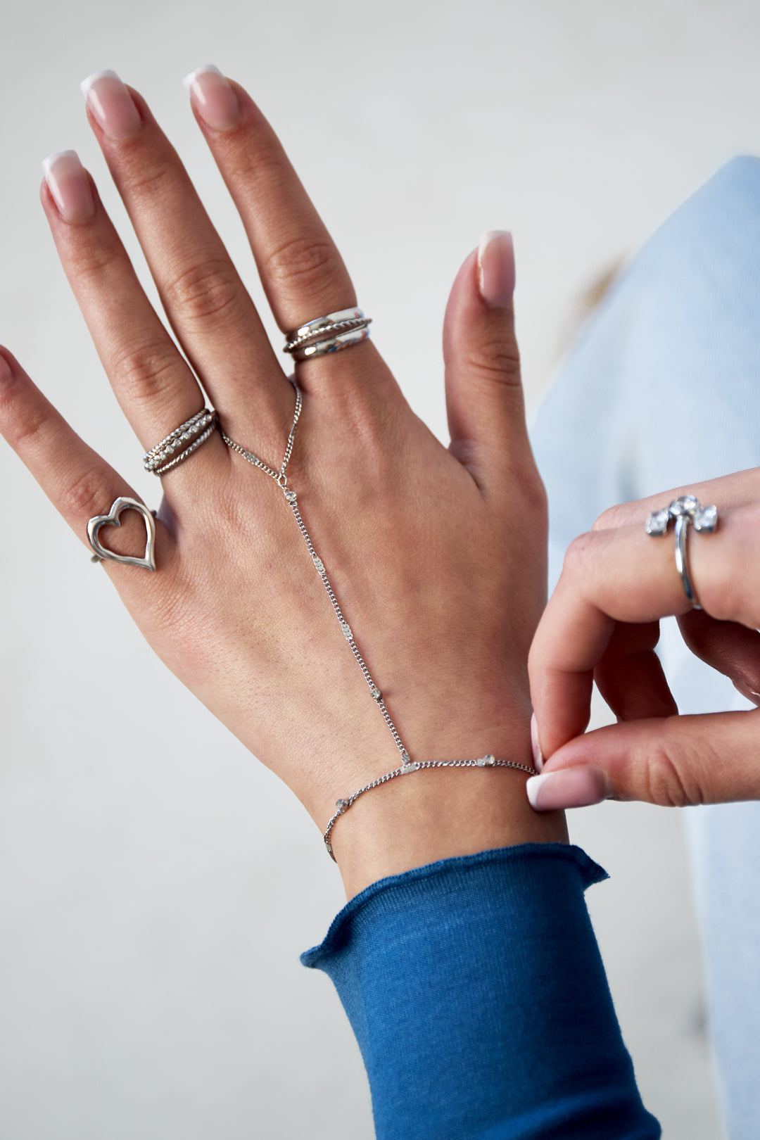 Collana da polso con pietre