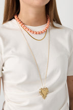 Collana con cuore importante