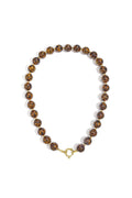 Collane con perline in acrilico, stampa leopardata, retrò, serie classica quotidiana, gioielli da donna - 14 mm