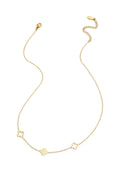 Collana di trifogli Gold Stainless Steel